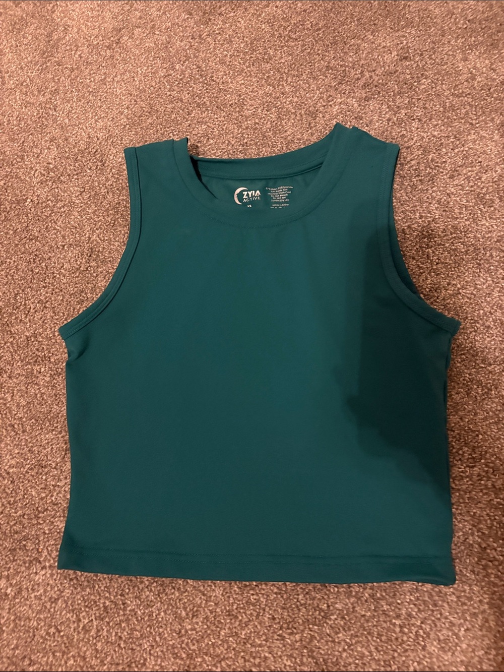Active USA Women's Teal/green Sleeveless Tank